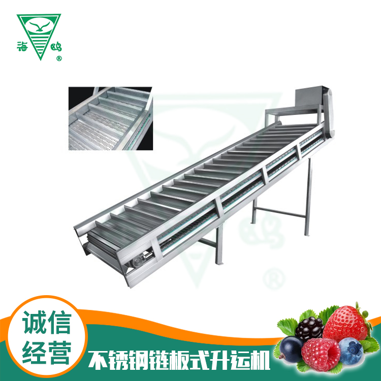 Stainless steel chain plate elevator